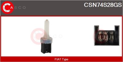 COMUTATOR LUMINI FRANA CASCO CSN74S28GS