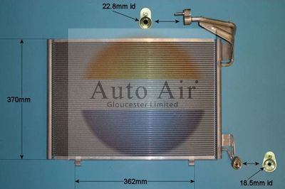 Condenser, air conditioning Auto Air Gloucester 16-1396