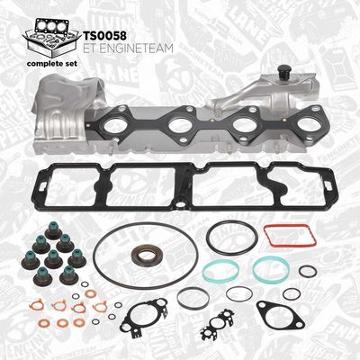 комплект гарнитури, цилиндрова глава ET ENGINETEAM TS0058
