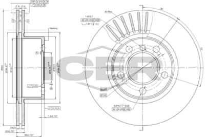 спирачен диск ICER 78BD4666-2