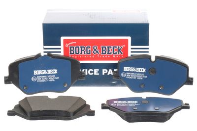 комплект спирачно феродо, дискови спирачки BORG & BECK BBP3005