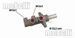 Главный тормозной цилиндр METELLI 05-1122 для HONDA CIVIC