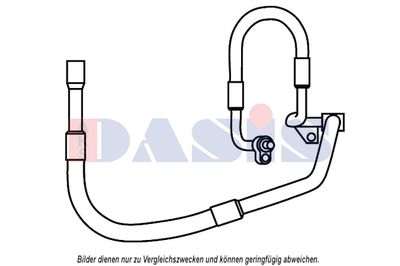 Трубопровод высокого давления, кондиционер AKS DASIS 885837N для FORD FUSION