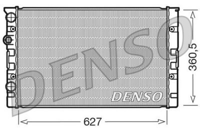 Радиатор, охлаждение двигателя DENSO DRM26006 для SEAT AROSA