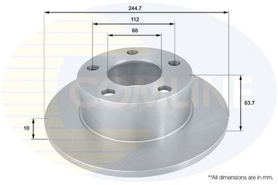 Brzdový kotouč COMLINE ADC1427