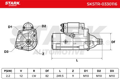 стартер STARK SKSTR-0330116