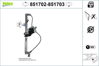 FENSTERHEBER VALEO 851702