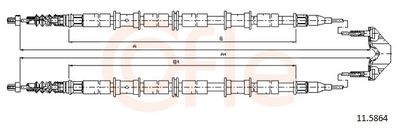 CABLU FRANA DE PARCARE