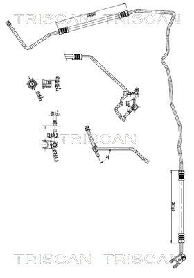 CONDUCTA PRESIUNE VARIABILA AER CONDITIONAT TRISCAN 901023015
