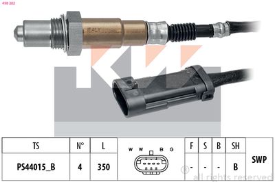 Sonda lambda KW 498 282