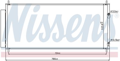 KONDENSATOR KLIMAANLAGE NISSENS 940240 6