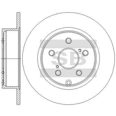 спирачен диск Hi-Q SD4681