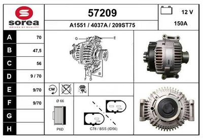 GENERATOR EAI 57209