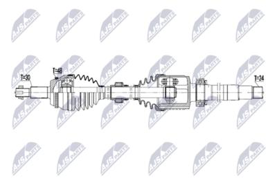 полуоска NTY NPW-TY-262
