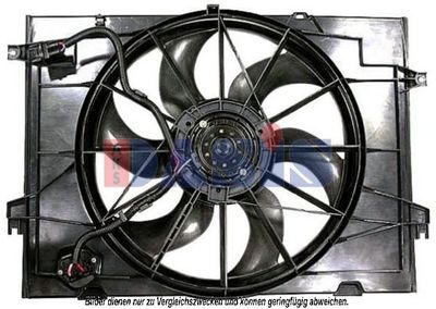 Вентилятор, охлаждение двигателя AKS DASIS 568019N для HYUNDAI TUCSON
