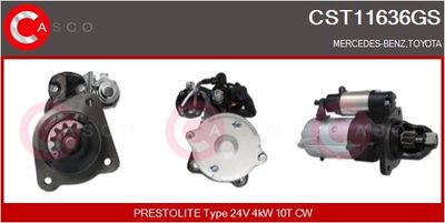 CASCO Startmotor / Starter Genuine (CST11636GS)
