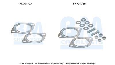 Zestaw montażowy, rura wydechowa BM CATALYSTS FK70172