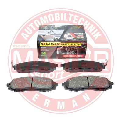 Комплект тормозных колодок, дисковый тормоз MASTER-SPORT GERMANY K6056322 для NISSAN NAVARA