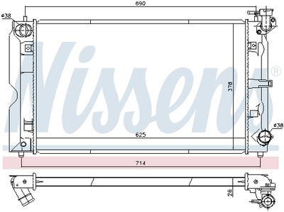 RADIATOR RACIRE MOTOR NISSENS 646857 4