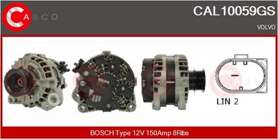 GENERATOR / ALTERNATOR CASCO CAL10059GS
