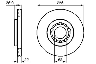 DISC FRANA BOSCH 0986478988 4