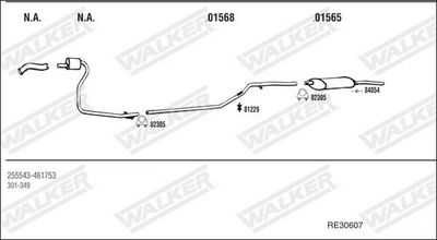Изпускателна система WALKER RE30607
