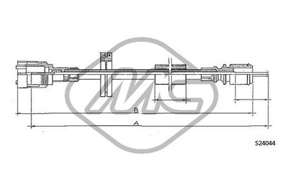 Linka tachografu METALCAUCHO 82986