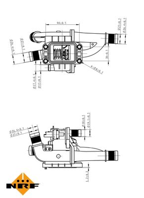 TERMOSTAT LICHID RACIRE NRF 725163 4