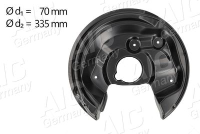 SPRITZBLECH BREMSSCHEIBE