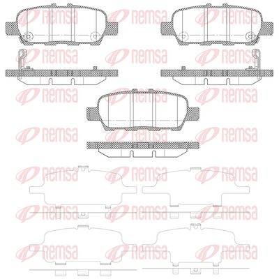 Brake Pad Set, disc brake 0876.02