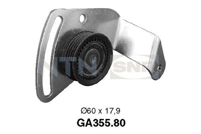 Rolka napinacza, pasek klinowy wielorowkowy SNR GA355.80