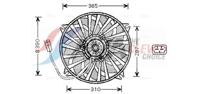 LüFTER MOTORKüHLUNG