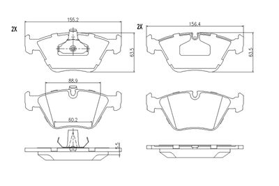 SET PLACUTE FRANA FRANA DISC BOGAP B8210140 1