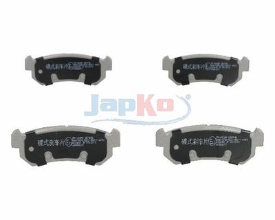 комплект спирачно феродо, дискови спирачки JAPKO 51W02