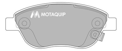 Set placute frana MOTAQUIP LVXL1321