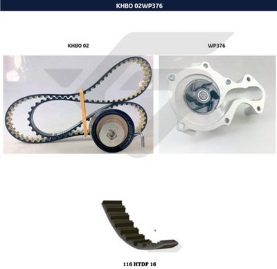 SET POMPA APA + CUREA DINTATA