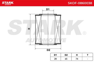 маслен филтър STARK SKOF-0860038