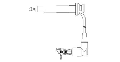 Провод зажигания BREMI 8A15/90 для FORD COUGAR
