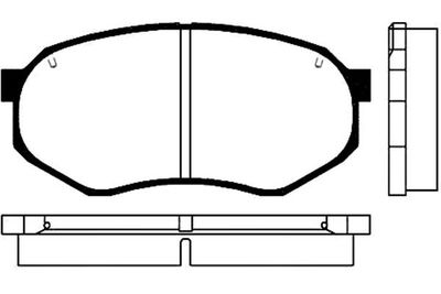 Kavo Parts Комплект тормозных колодок, дисковый тормоз