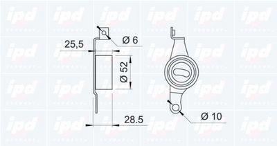 ROLA INTINZATOR CUREA DISTRIBUTIE IPD 140796 1