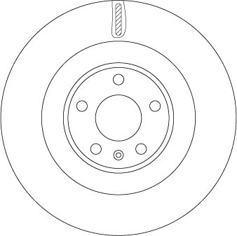 Тормозной диск TRW DF6750S для AUDI E-TRON