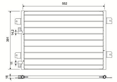 KONDENSATOR KLIMAANLAGE