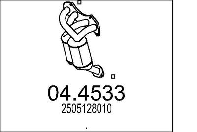 Katalizator MTS 04.4533