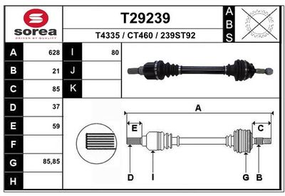 ANTRIEBSWELLE EAI T29239