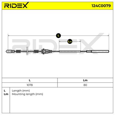 жило, ръчна спирачка RIDEX