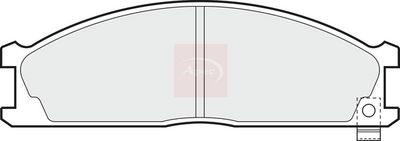 APEC Brake Pad Set, disc brake PAD605
