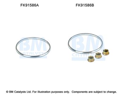 Монтажный комплект, катализатор BM CATALYSTS FK91586 для CHEVROLET MATIZ