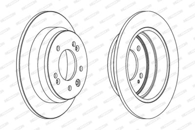 DISC FRANA FERODO DDF1618 1