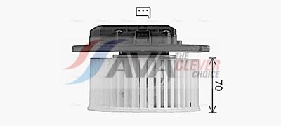 вентилатор вътрешно пространство AVA Clever Choice CT8082