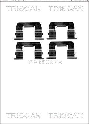 Комплектующие, колодки дискового тормоза TRISCAN 8105 431620 для HYUNDAI ATOS